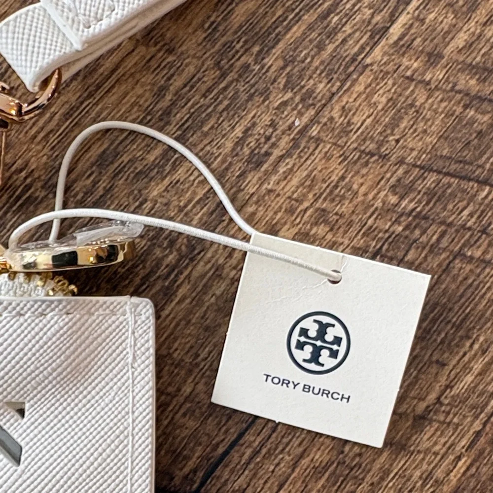 Tory Burch White Clutch Wristlet with Geometric Cutouts - Picture 4 of 6